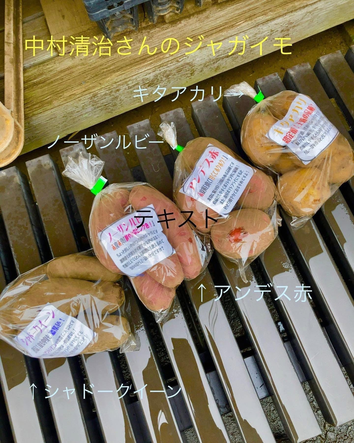 【金曜店舗受け取り】 清治さんのじゃがいもトリオ